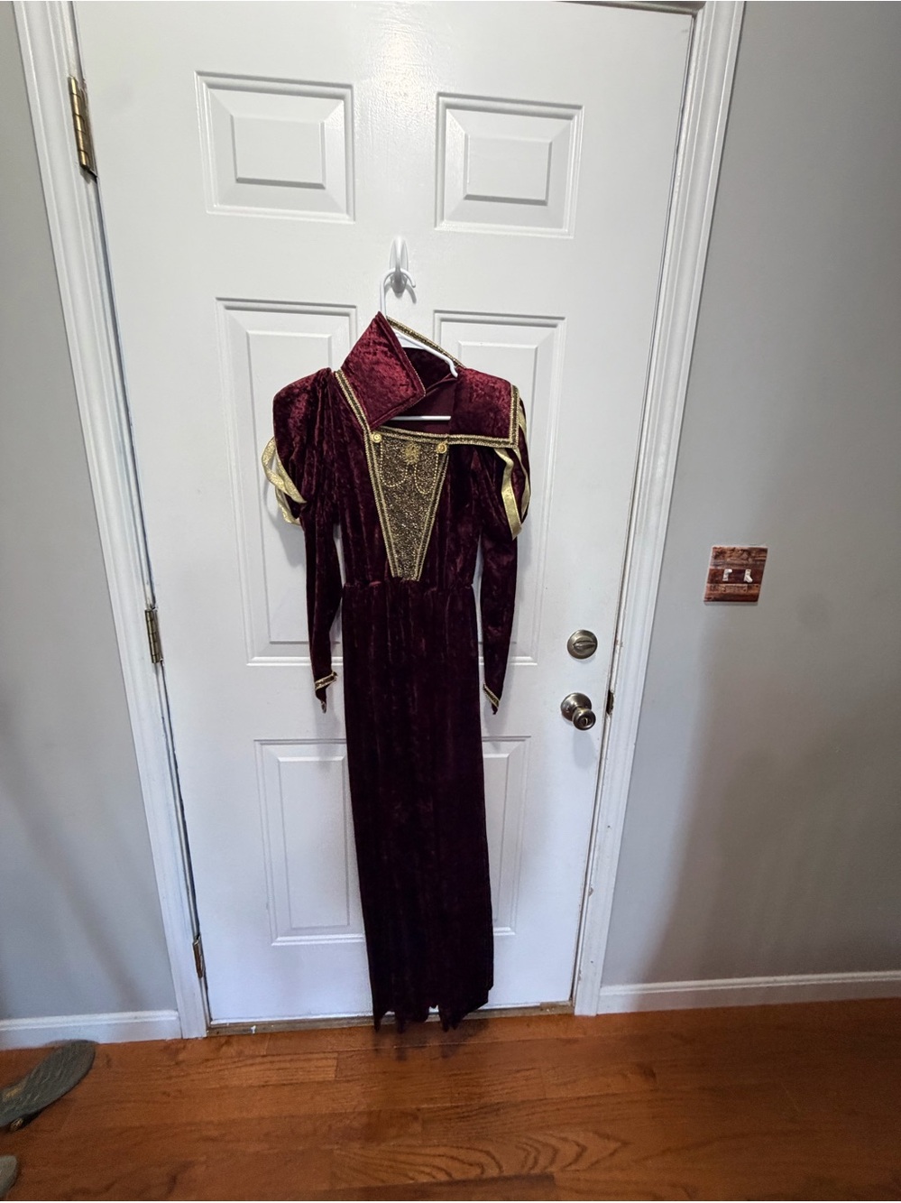 Dress 2: Maroon & Gold Tudor / Medieval Gown